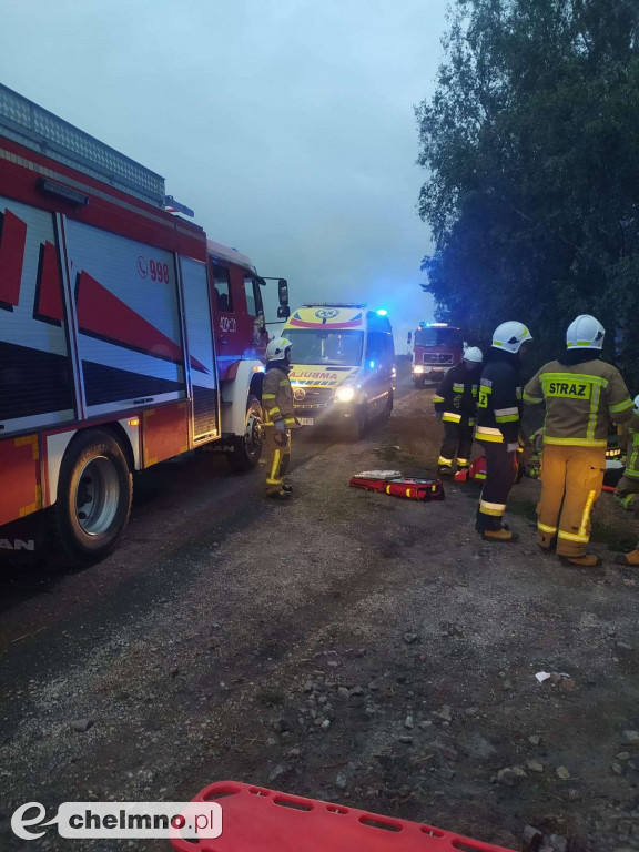 Tragedia na drodze gminnej - śmiertelny wypadek w Wabczu