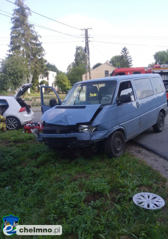 Kolejna kolizja na feralnym skrzyżowaniu w Trzebczu Szlacheckim