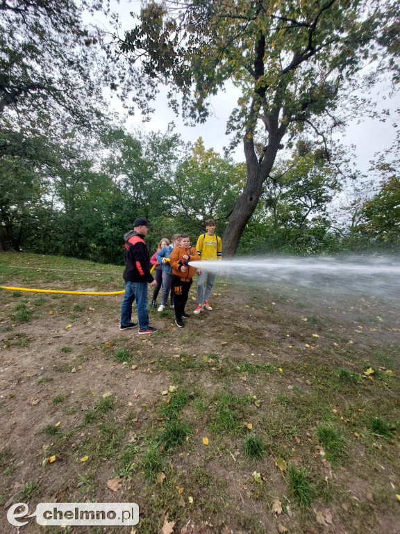 Ćwiczenia w plenerze z druhami OSP Chełmno
