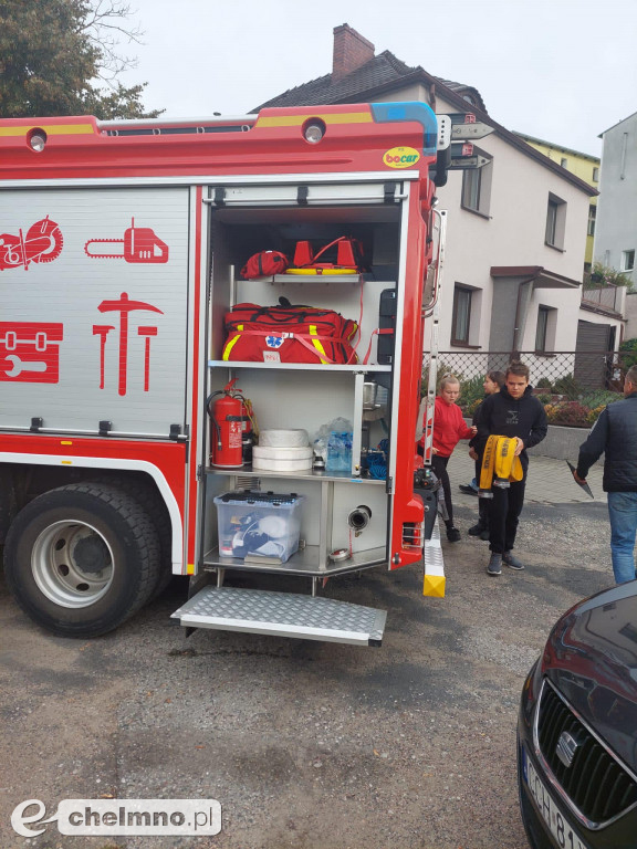 Ćwiczenia w plenerze z druhami OSP Chełmno