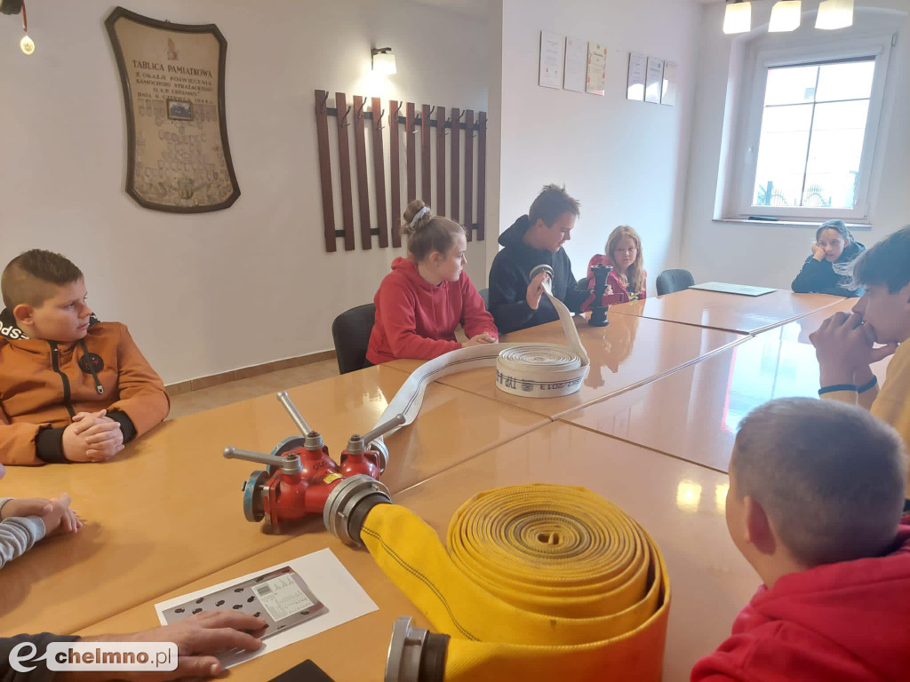 Ćwiczenia w plenerze z druhami OSP Chełmno