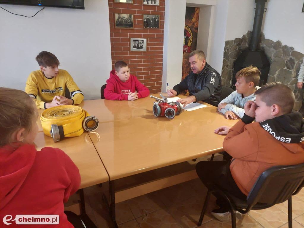 Ćwiczenia w plenerze z druhami OSP Chełmno