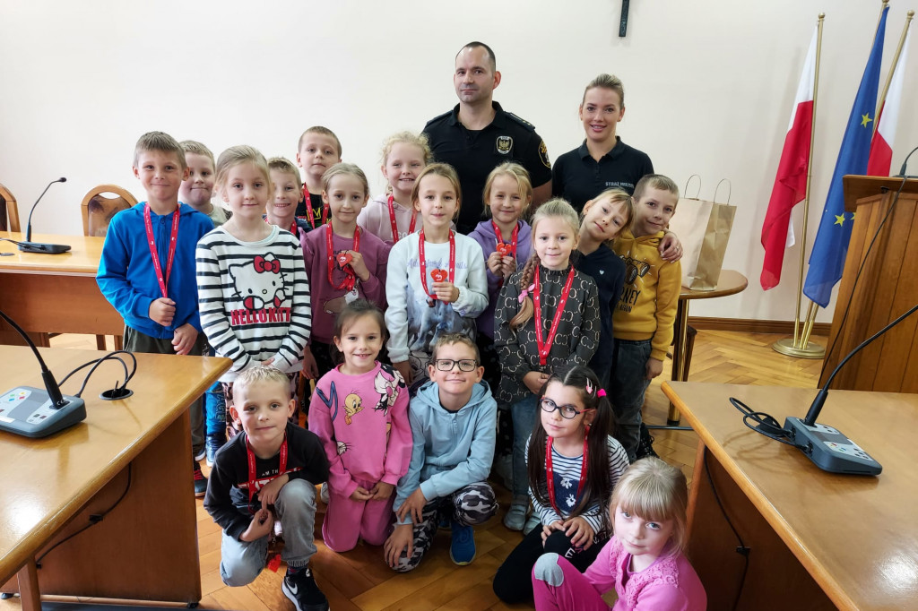 Pogadanki o bezpieczeństwie z uczniami 