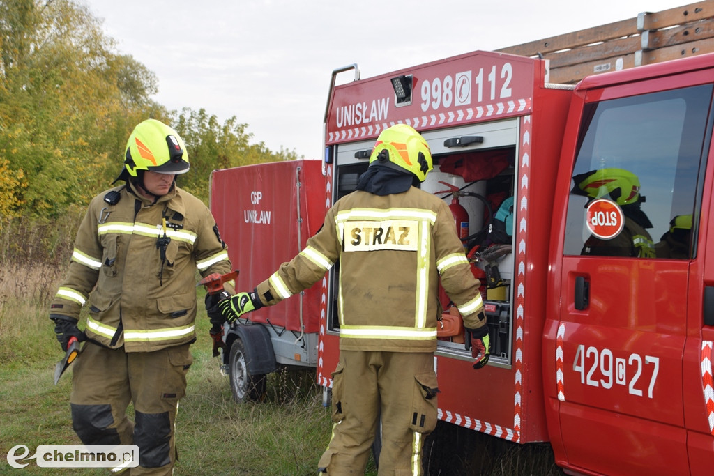 Aż 26 zastępów straży pożarnej na Powiślu