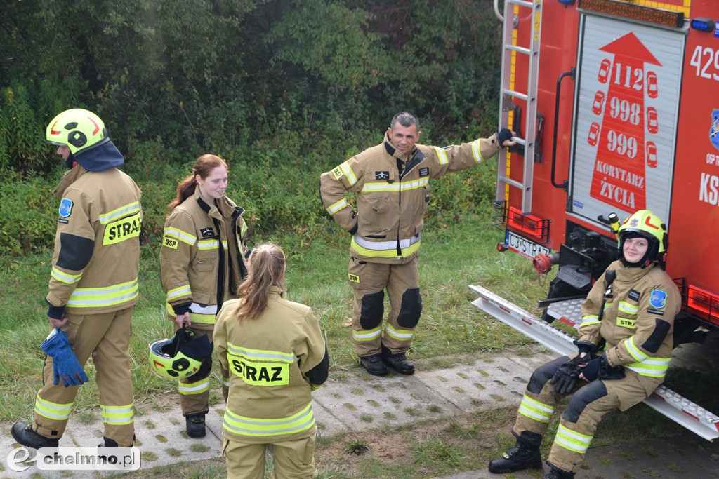 Aż 26 zastępów straży pożarnej na Powiślu