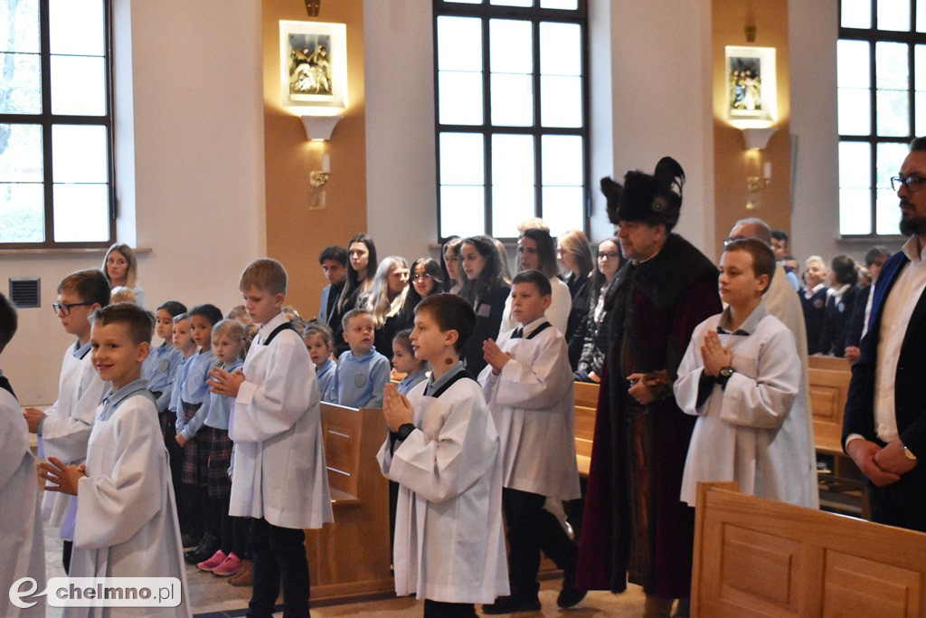 Uroczyste otwarcie szkolnej sali gimnastycznej przy 