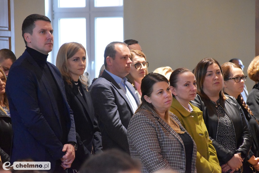 Uroczyste otwarcie szkolnej sali gimnastycznej przy 