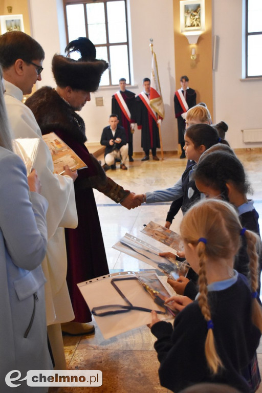 Uroczyste otwarcie szkolnej sali gimnastycznej przy 