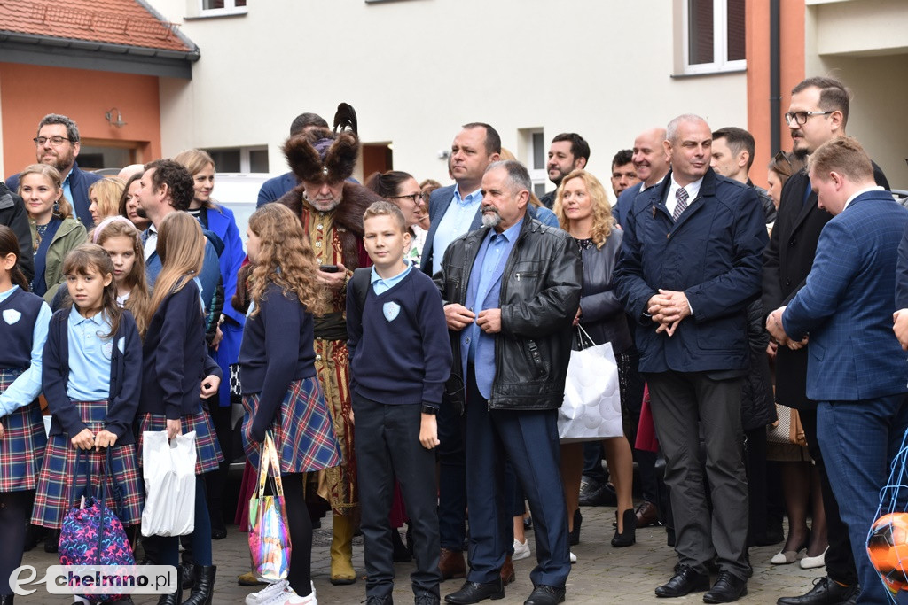 Uroczyste otwarcie szkolnej sali gimnastycznej przy 