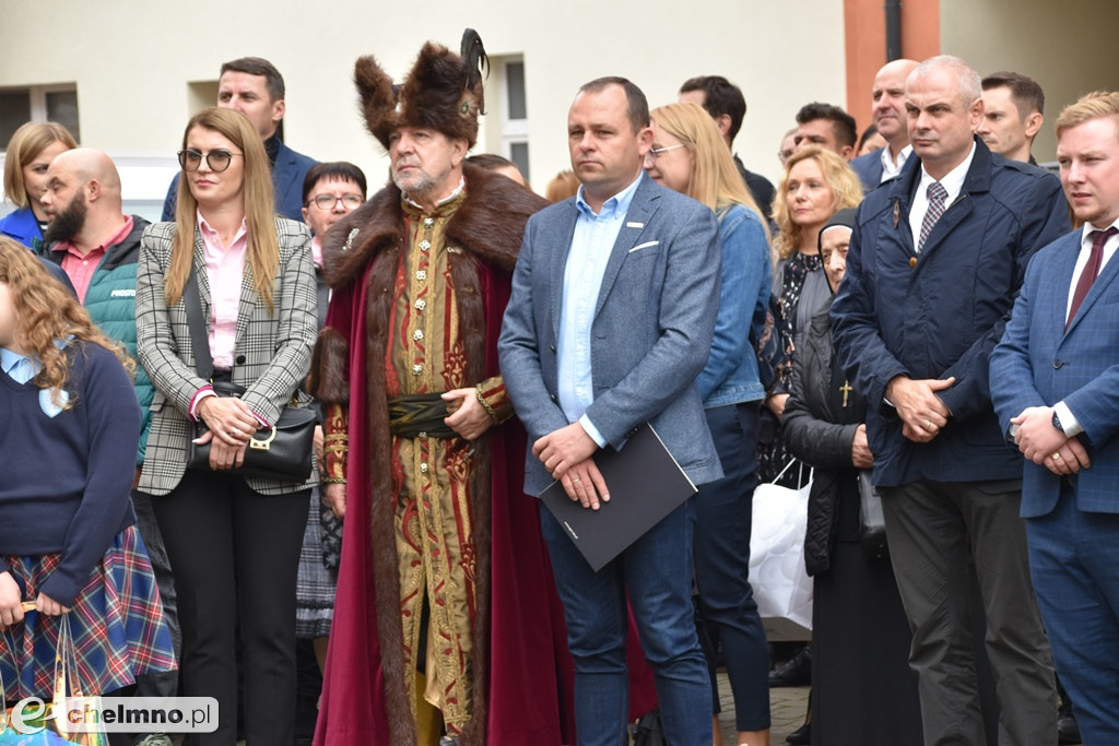 Uroczyste otwarcie szkolnej sali gimnastycznej przy 