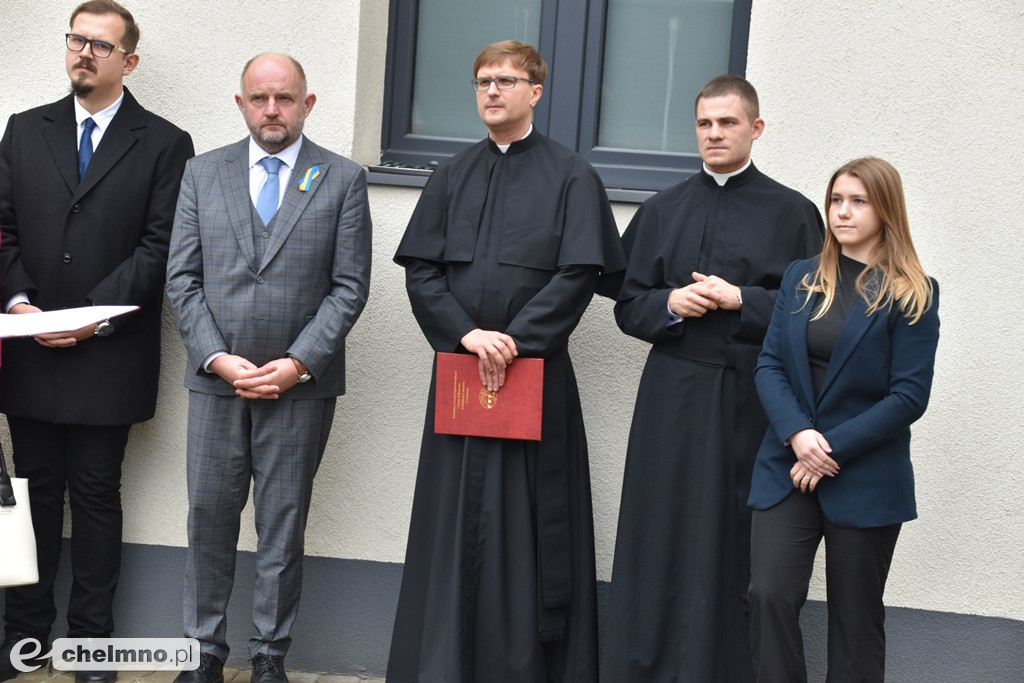 Uroczyste otwarcie szkolnej sali gimnastycznej przy 