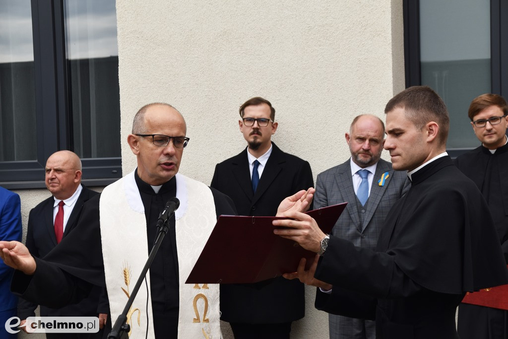 Uroczyste otwarcie szkolnej sali gimnastycznej przy 