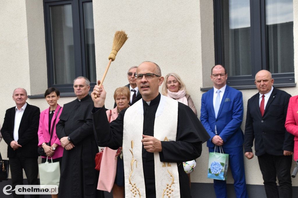 Uroczyste otwarcie szkolnej sali gimnastycznej przy 