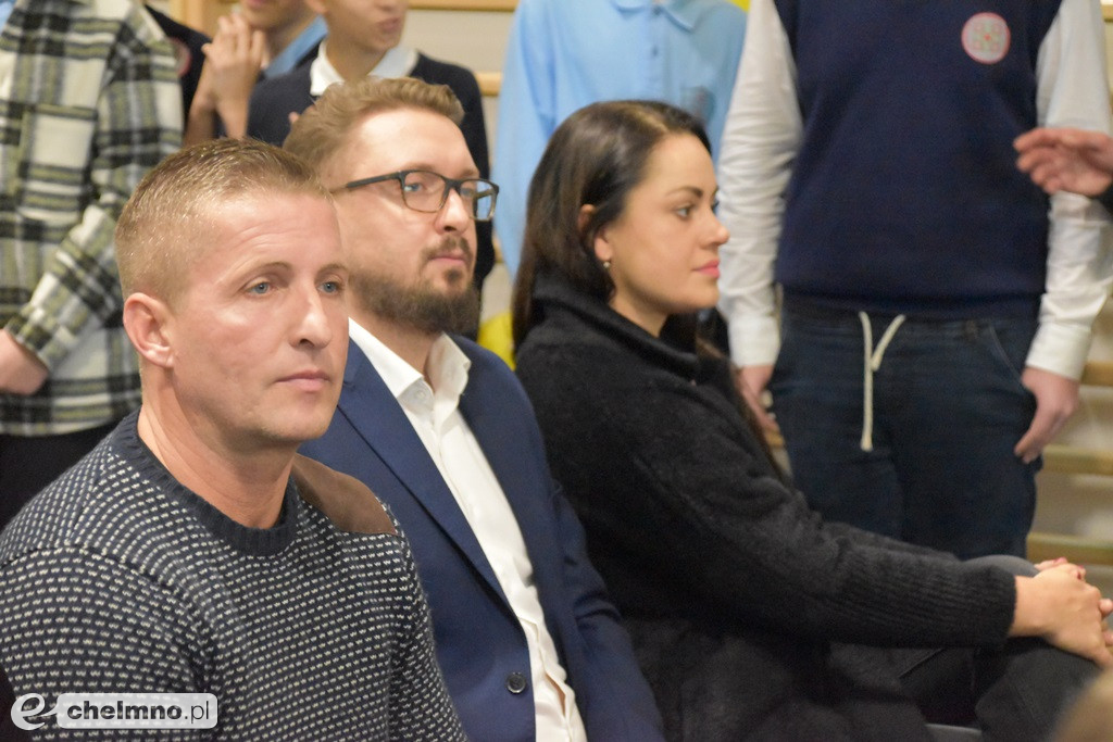 Uroczyste otwarcie szkolnej sali gimnastycznej przy 