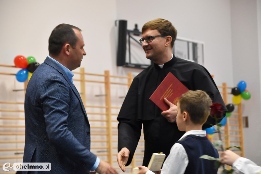 Uroczyste otwarcie szkolnej sali gimnastycznej przy 