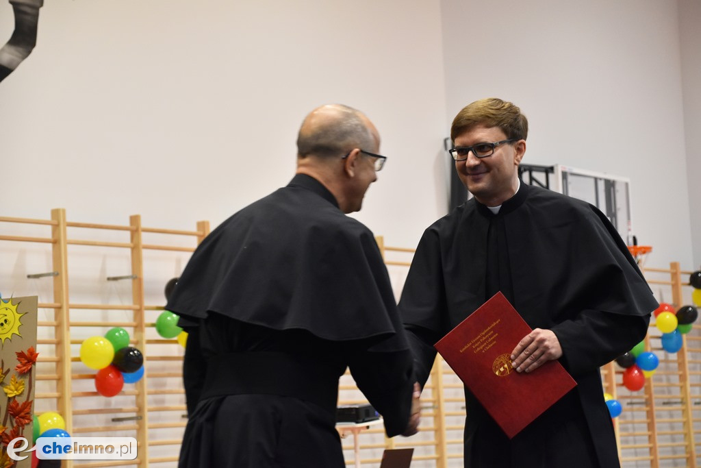 Uroczyste otwarcie szkolnej sali gimnastycznej przy 