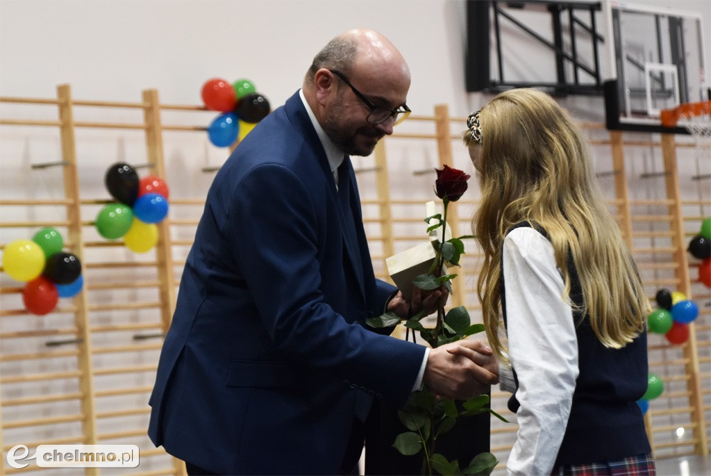 Uroczyste otwarcie szkolnej sali gimnastycznej przy 