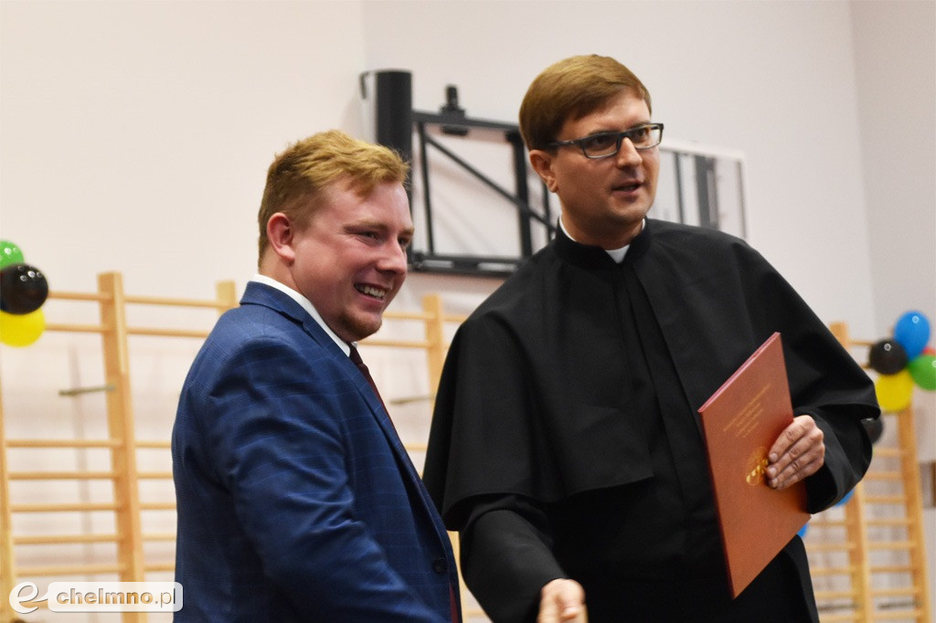 Uroczyste otwarcie szkolnej sali gimnastycznej przy 