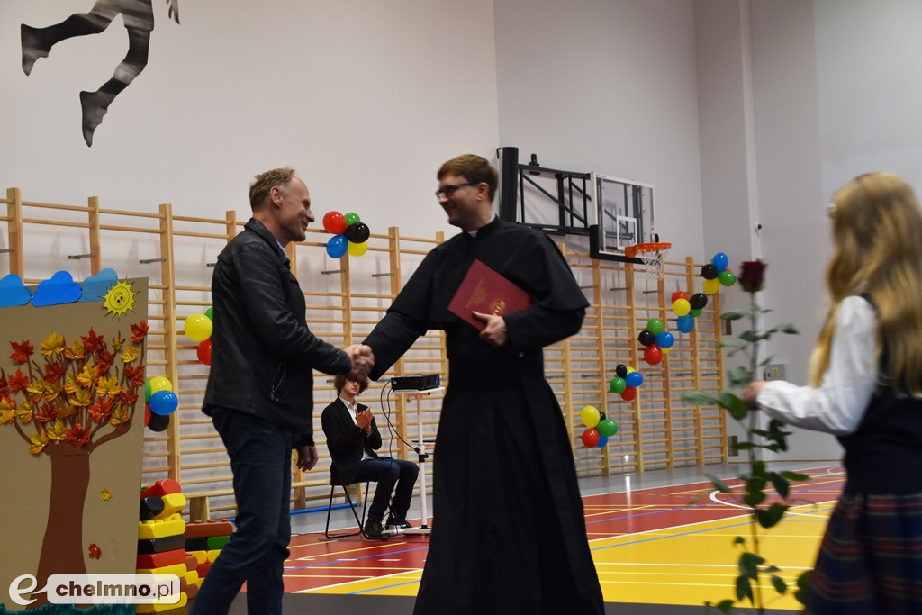 Uroczyste otwarcie szkolnej sali gimnastycznej przy 