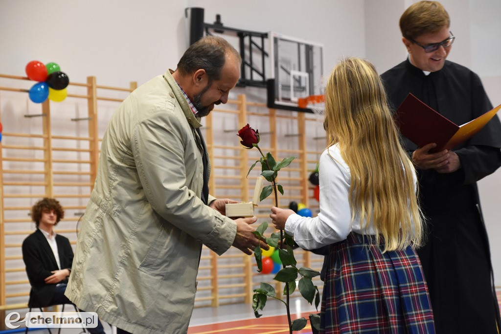 Uroczyste otwarcie szkolnej sali gimnastycznej przy 
