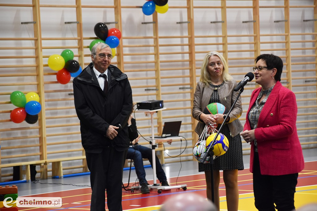 Uroczyste otwarcie szkolnej sali gimnastycznej przy 