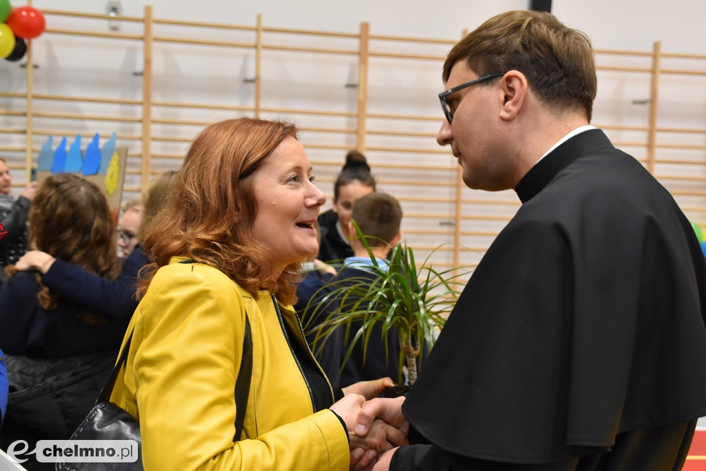 Uroczyste otwarcie szkolnej sali gimnastycznej przy 