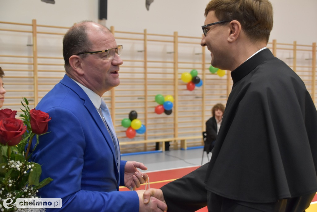 Uroczyste otwarcie szkolnej sali gimnastycznej przy 