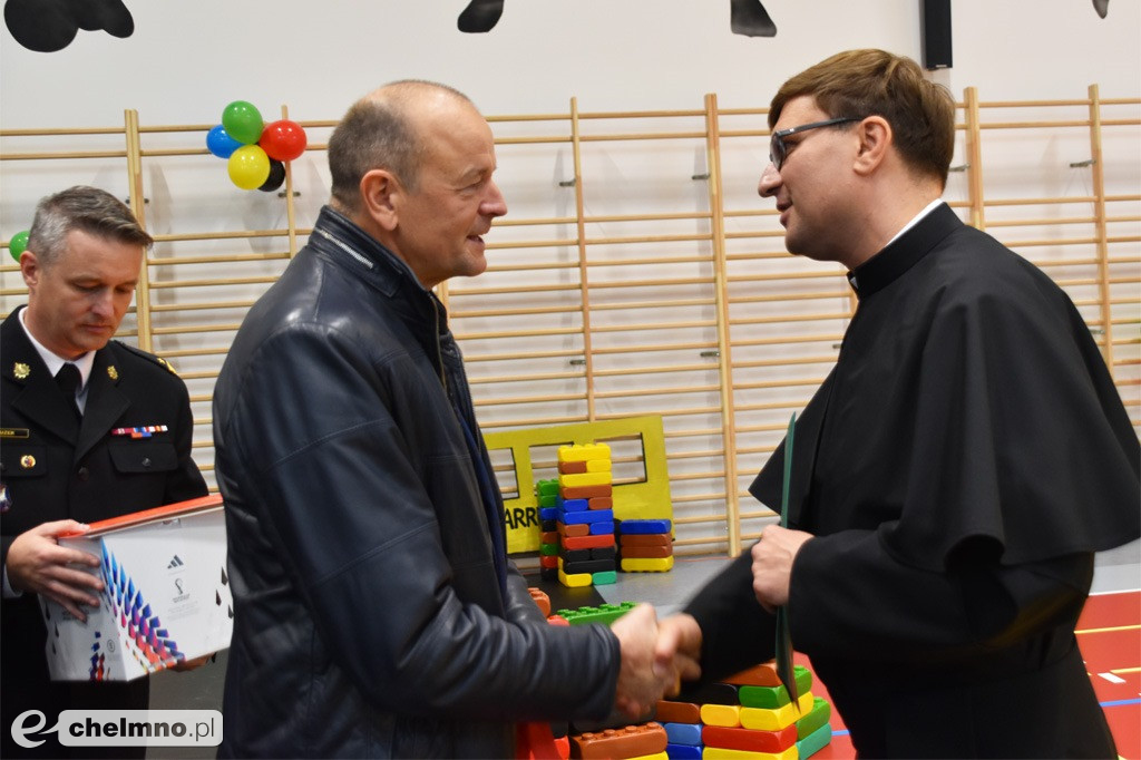 Uroczyste otwarcie szkolnej sali gimnastycznej przy 