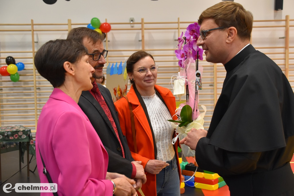 Uroczyste otwarcie szkolnej sali gimnastycznej przy 