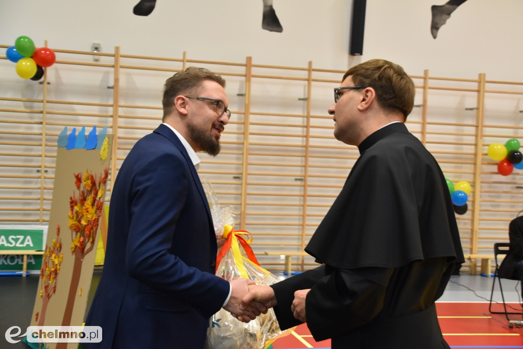 Uroczyste otwarcie szkolnej sali gimnastycznej przy 