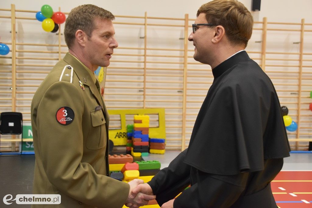 Uroczyste otwarcie szkolnej sali gimnastycznej przy 