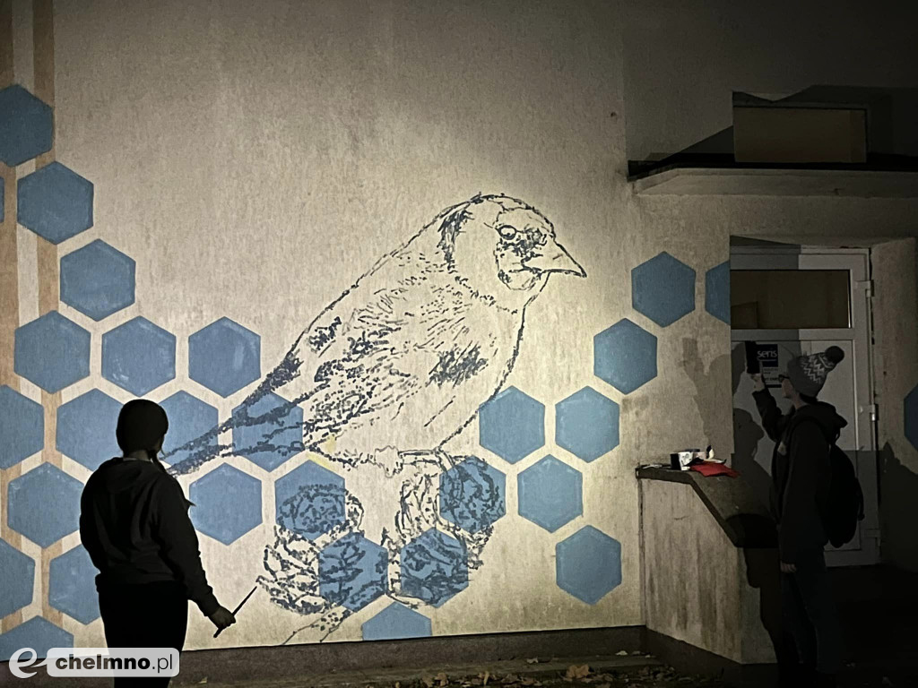 Przygotowali ciekawy mural w ramach Camp Artu