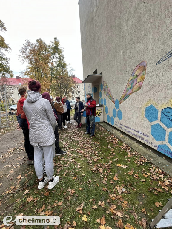 Przygotowali ciekawy mural w ramach Camp Artu