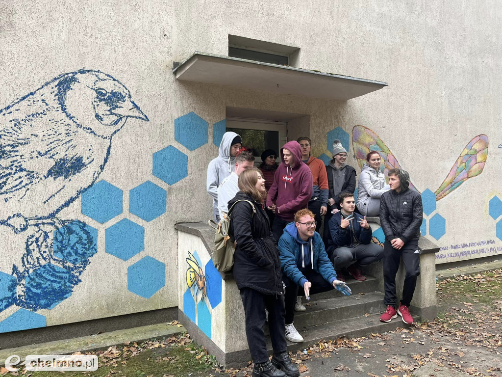 Przygotowali ciekawy mural w ramach Camp Artu