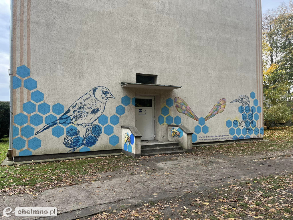 Przygotowali ciekawy mural w ramach Camp Artu