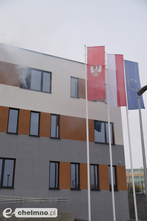 Pożar w Starostwie Powiatowym w Chełmnie. Co tam się stało?