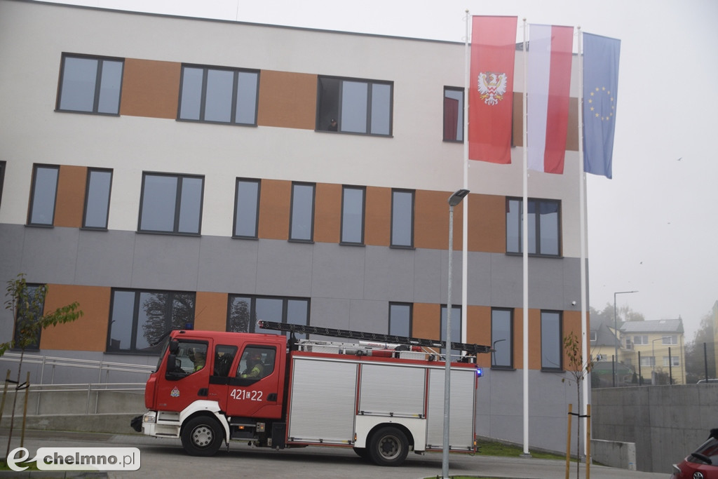 Pożar w Starostwie Powiatowym w Chełmnie. Co tam się stało?