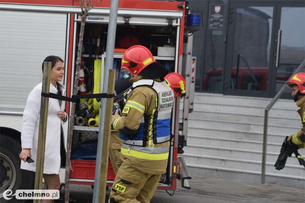 Pożar w Starostwie Powiatowym w Chełmnie. Co tam się stało?