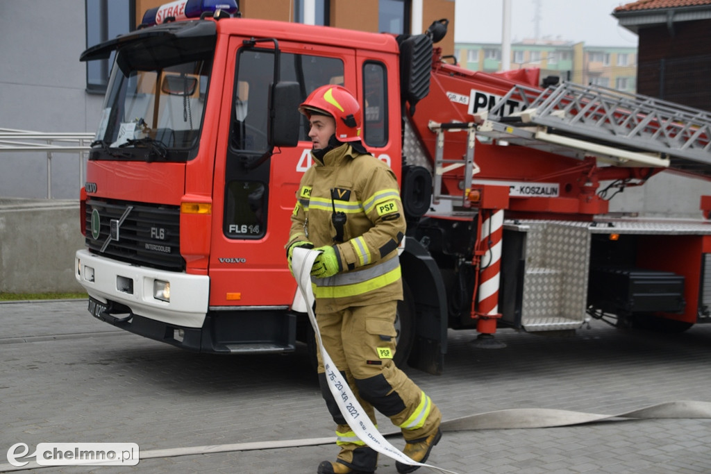 Pożar w Starostwie Powiatowym w Chełmnie. Co tam się stało?