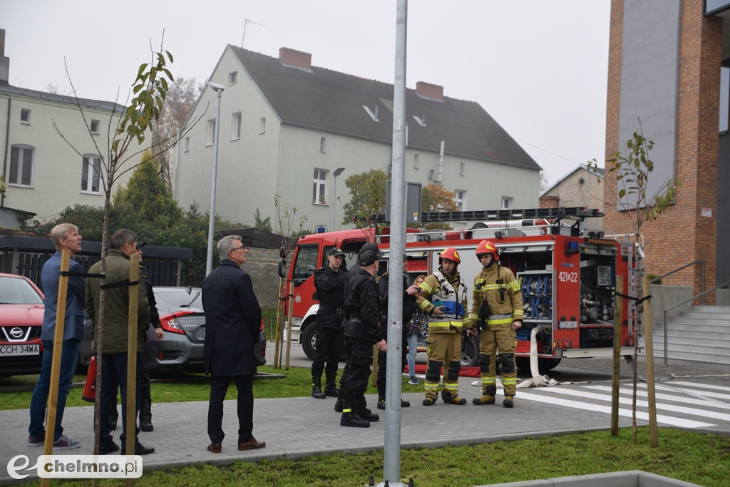 Pożar w Starostwie Powiatowym w Chełmnie. Co tam się stało?