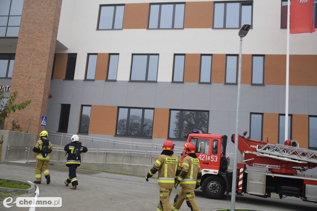 Pożar w Starostwie Powiatowym w Chełmnie. Co tam się stało?