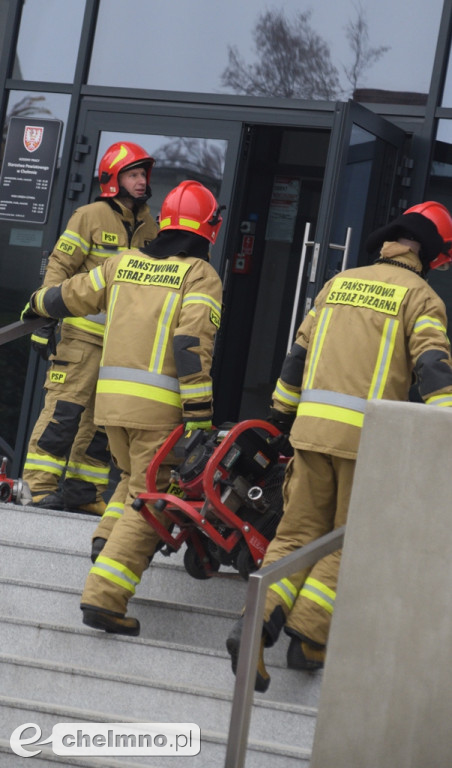 Pożar w Starostwie Powiatowym w Chełmnie. Co tam się stało?