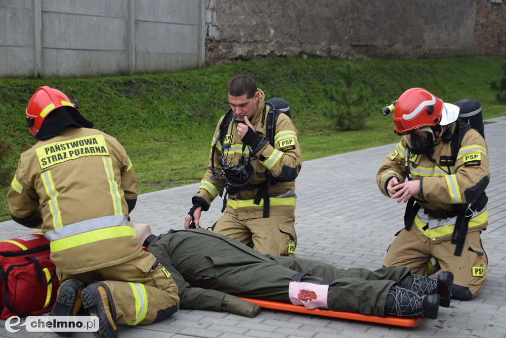 Pożar w Starostwie Powiatowym w Chełmnie. Co tam się stało?