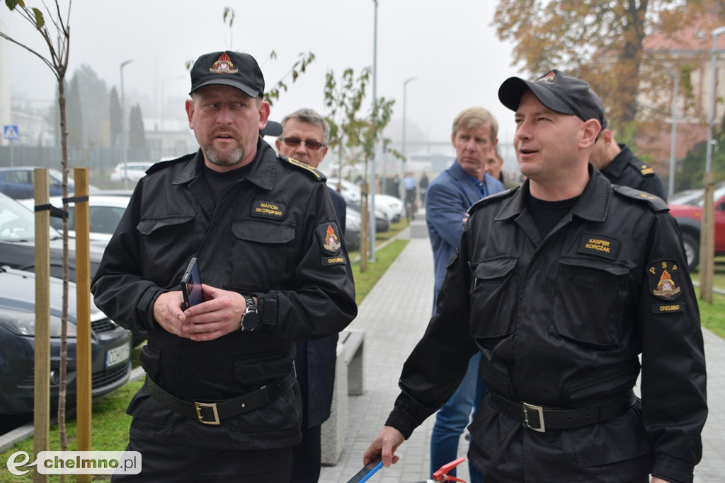 Pożar w Starostwie Powiatowym w Chełmnie. Co tam się stało?