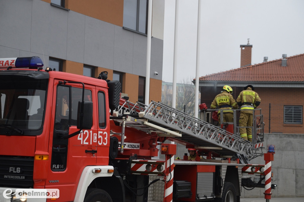 Pożar w Starostwie Powiatowym w Chełmnie. Co tam się stało?