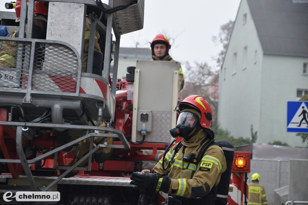Pożar w Starostwie Powiatowym w Chełmnie. Co tam się stało?