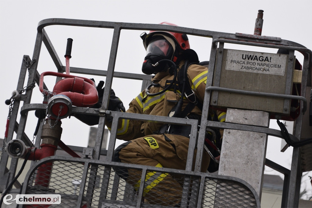 Pożar w Starostwie Powiatowym w Chełmnie. Co tam się stało?