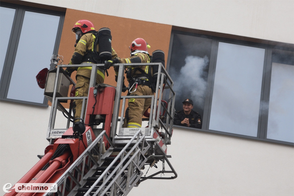 Pożar w Starostwie Powiatowym w Chełmnie. Co tam się stało?