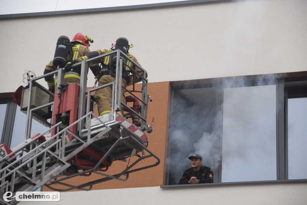 Pożar w Starostwie Powiatowym w Chełmnie. Co tam się stało?