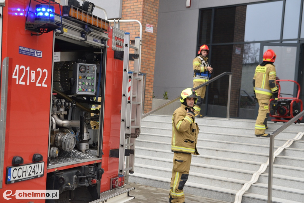 Pożar w Starostwie Powiatowym w Chełmnie. Co tam się stało?